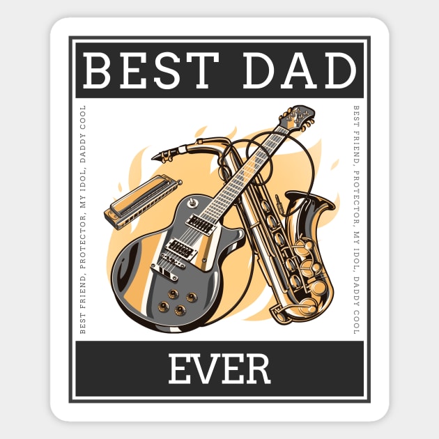 Best Dad Ever Sticker by jeune98